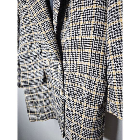 M.I.H Tweed Double Breasted Coat with pockets size Large - Picture 5 of 15